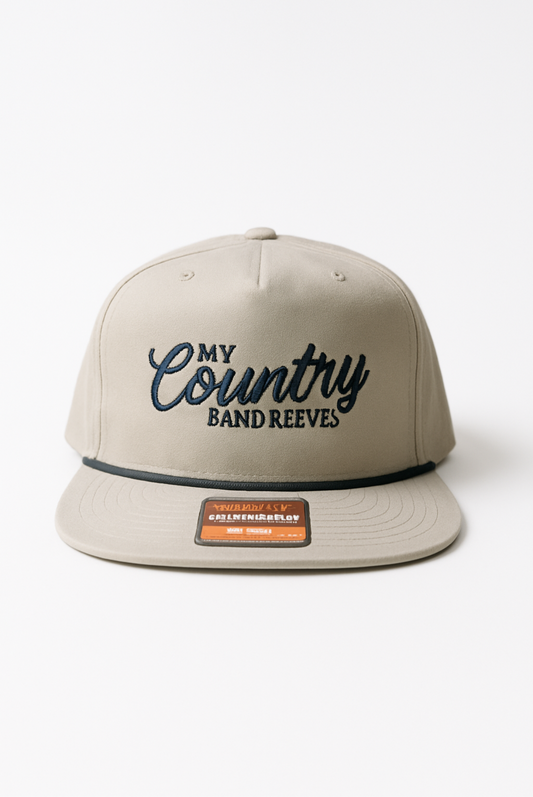 Cream rope hat ~ My Country