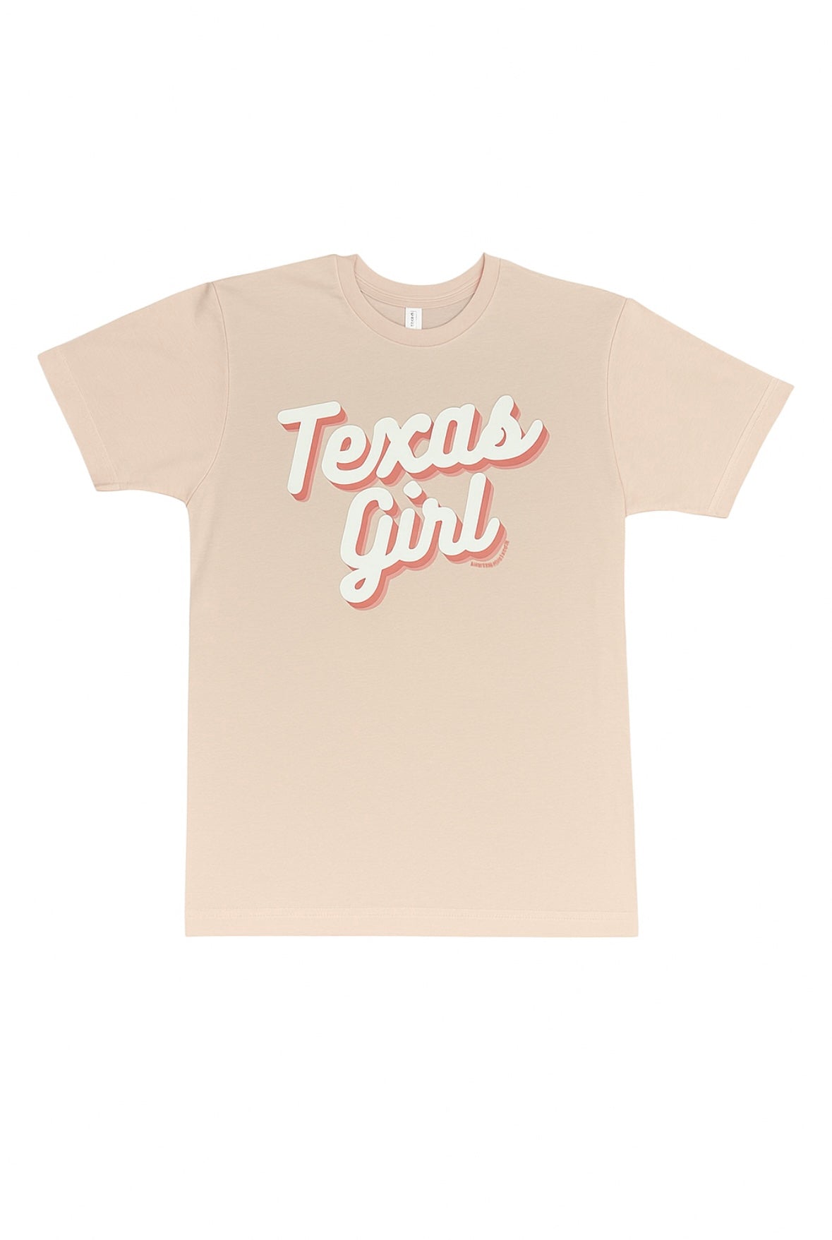 Pink “Texas Girl” puff print shirt