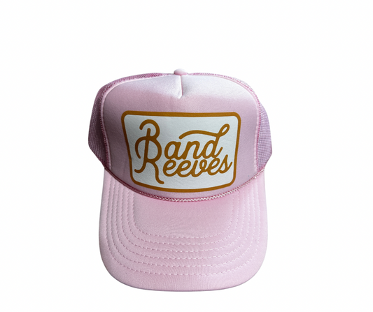 Pink trucker hat